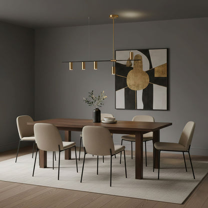 Brushed Brass Linear Light — Modern Sophistication - LumoTrot