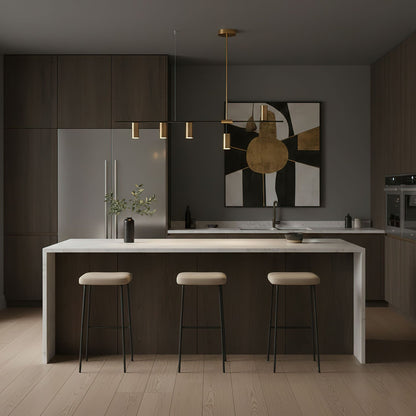 Brushed Brass Linear Light — Modern Sophistication - LumoTrot