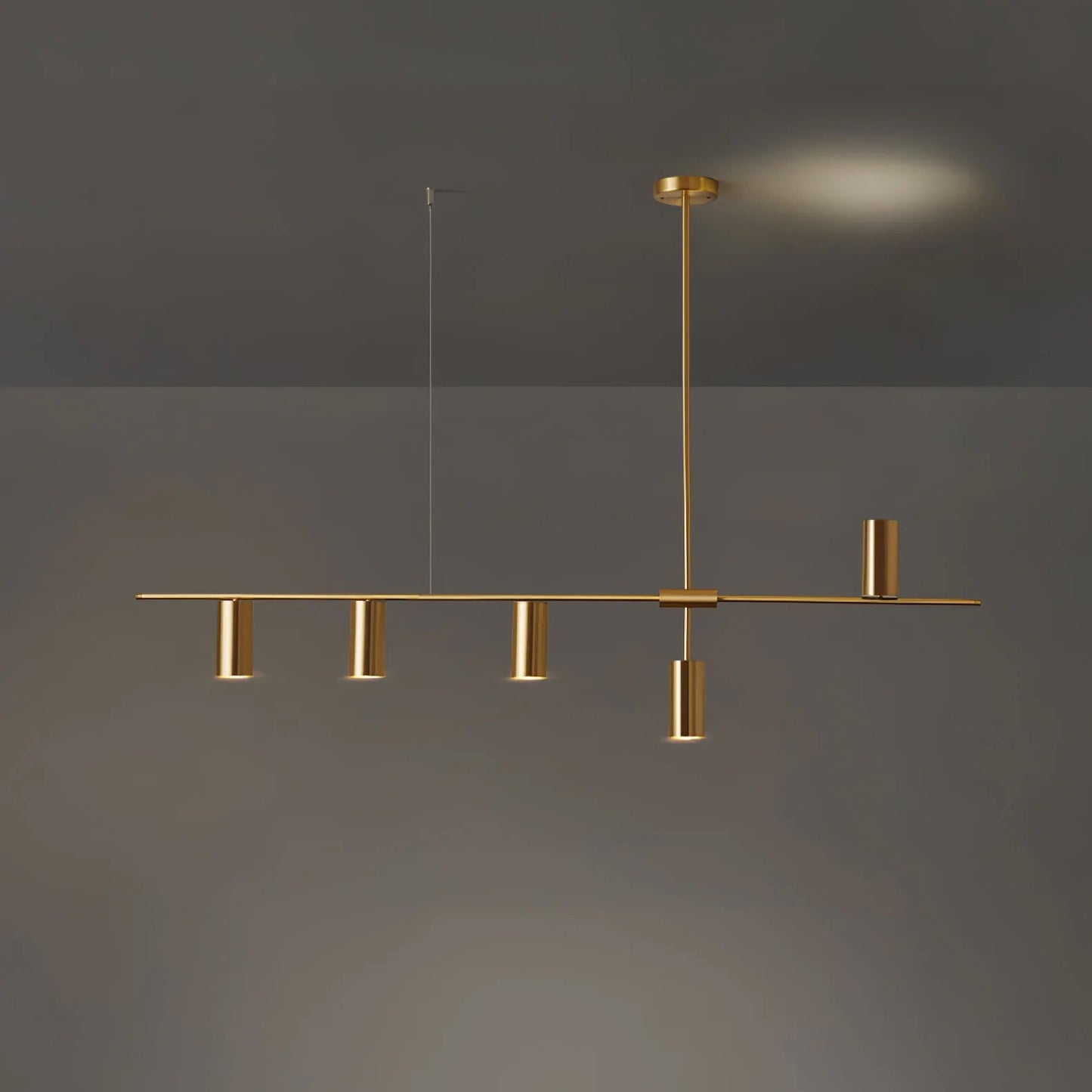 Brushed Brass Linear Light — Modern Sophistication - LumoTrot