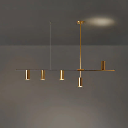 Brushed Brass Linear Light — Modern Sophistication - LumoTrot