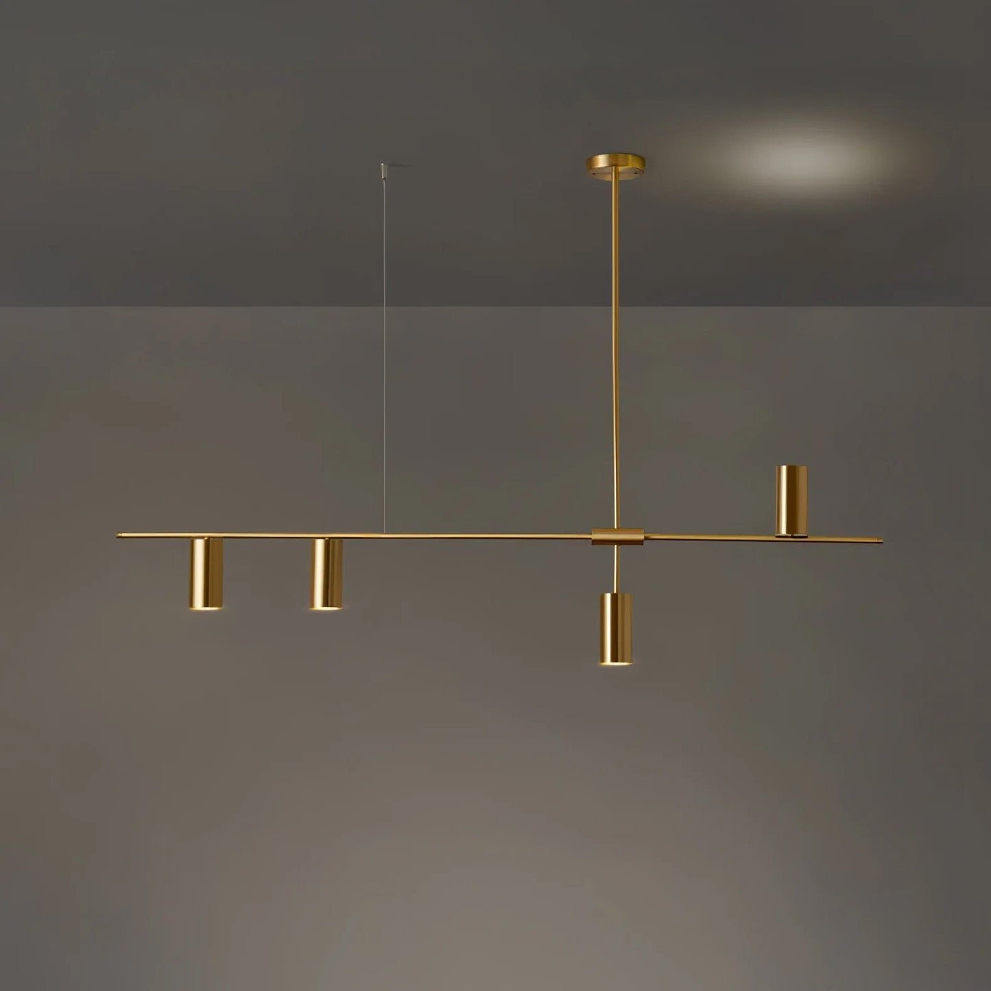 Brushed Brass Linear Light — Modern Sophistication - LumoTrot