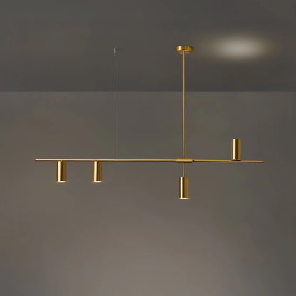Brushed Brass Linear Light — Modern Sophistication - LumoTrot
