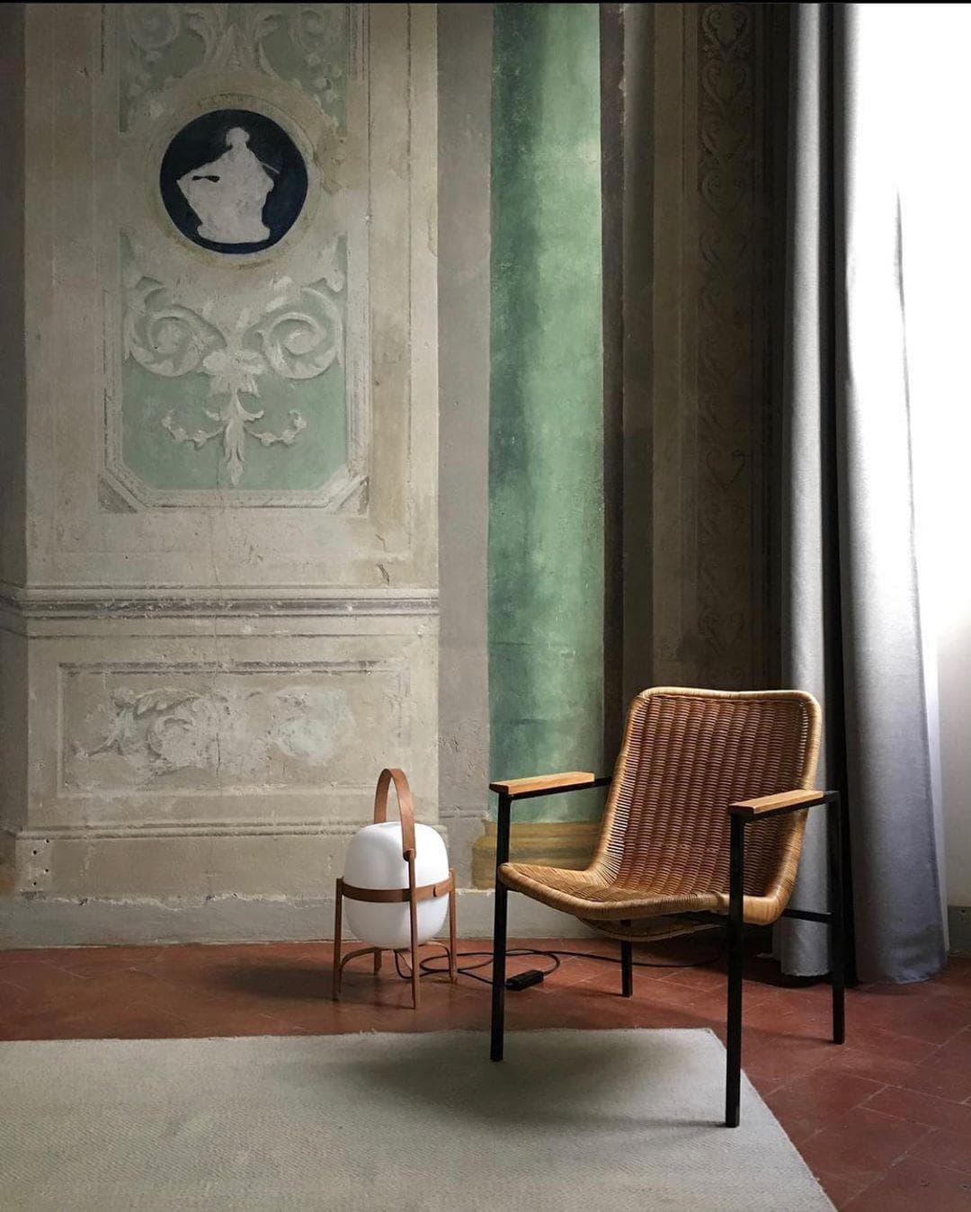 Wood & Glass Lantern Lamp — Soft Ambiance