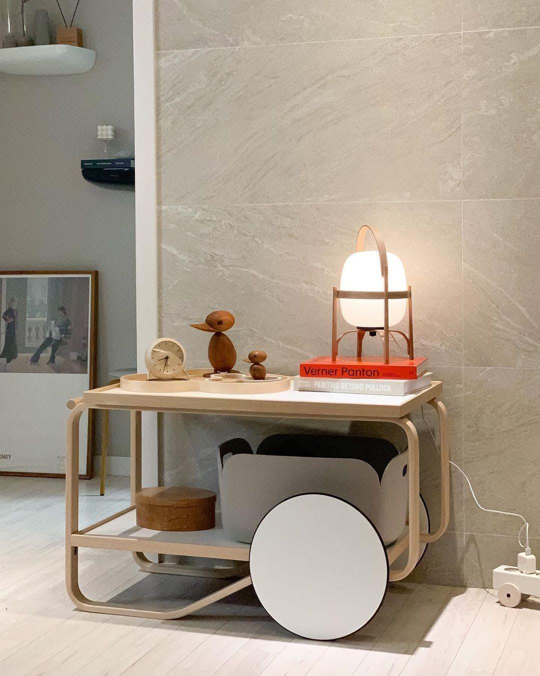 Wood & Glass Lantern Table Lamp — Japandi Soft Glow - LumoTrot