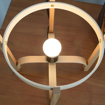 Wood & Glass Lantern Lamp — Soft Ambiance
