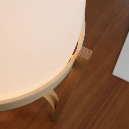Wood & Glass Lantern Lamp — Soft Ambiance