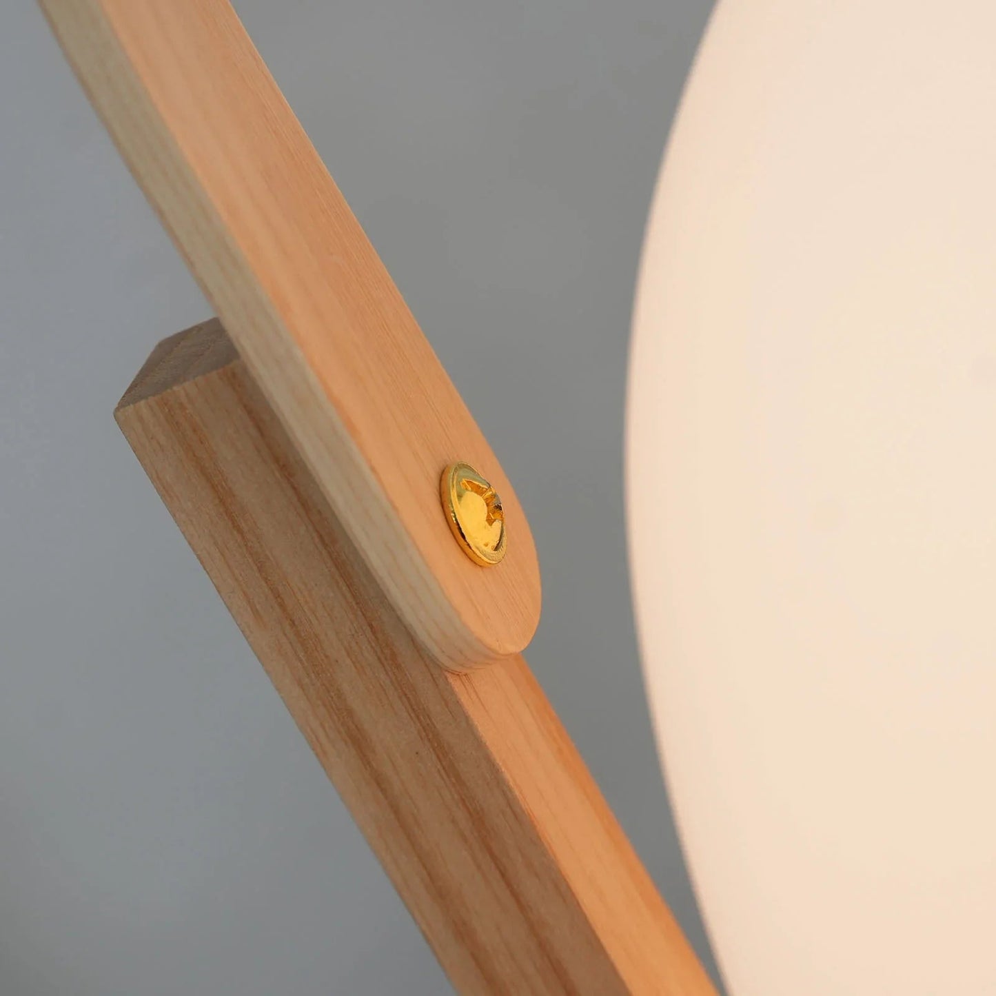 Wood & Glass Lantern Lamp — Soft Ambiance