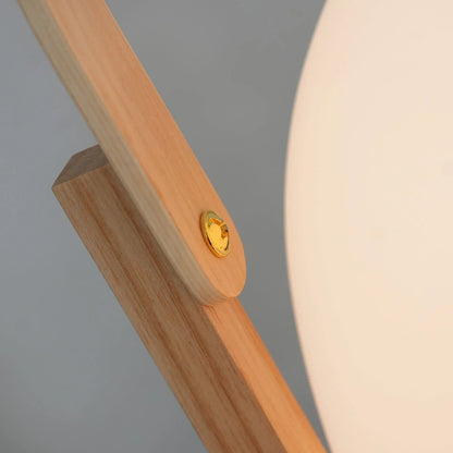Wood & Glass Lantern Lamp — Soft Ambiance