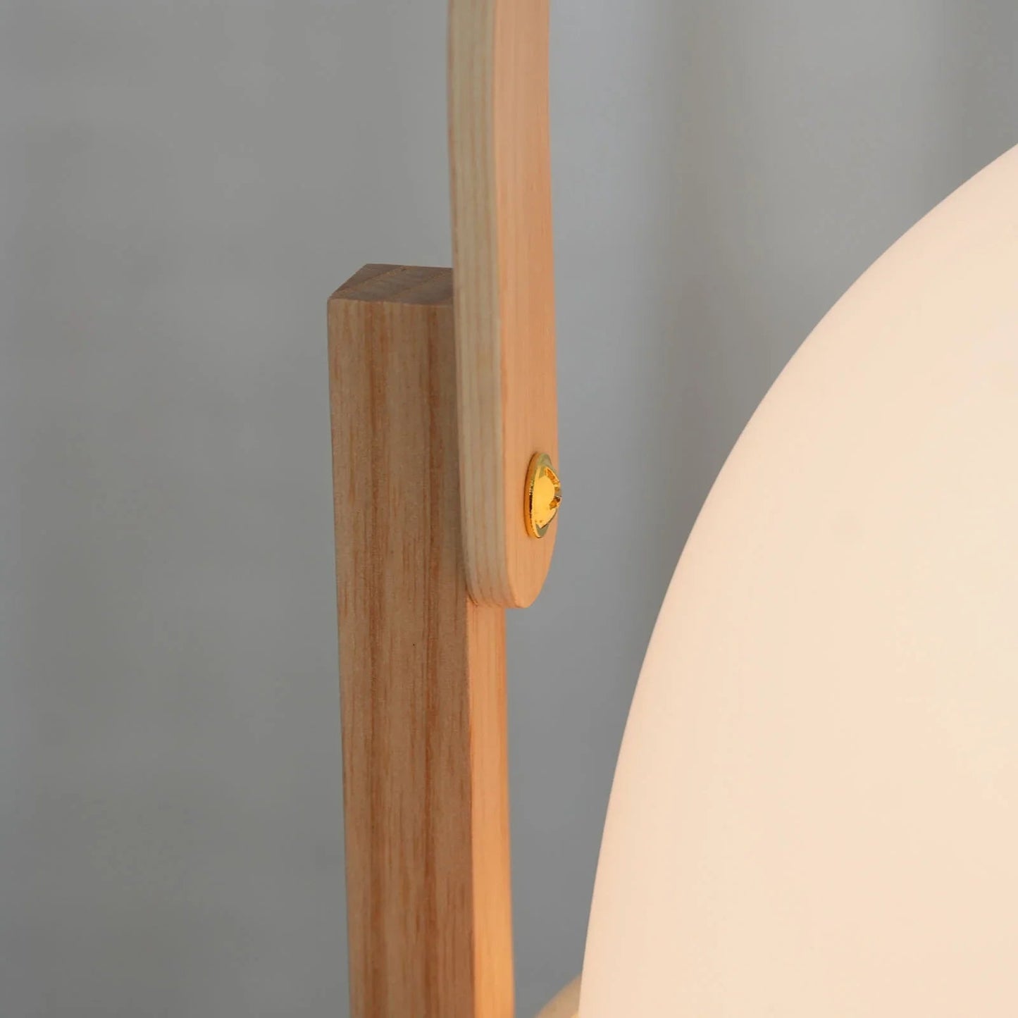 Wood & Glass Lantern Lamp — Soft Ambiance