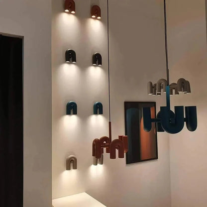 Matte Black Iron Chandelier — Sculptural Statement - LumoTrot