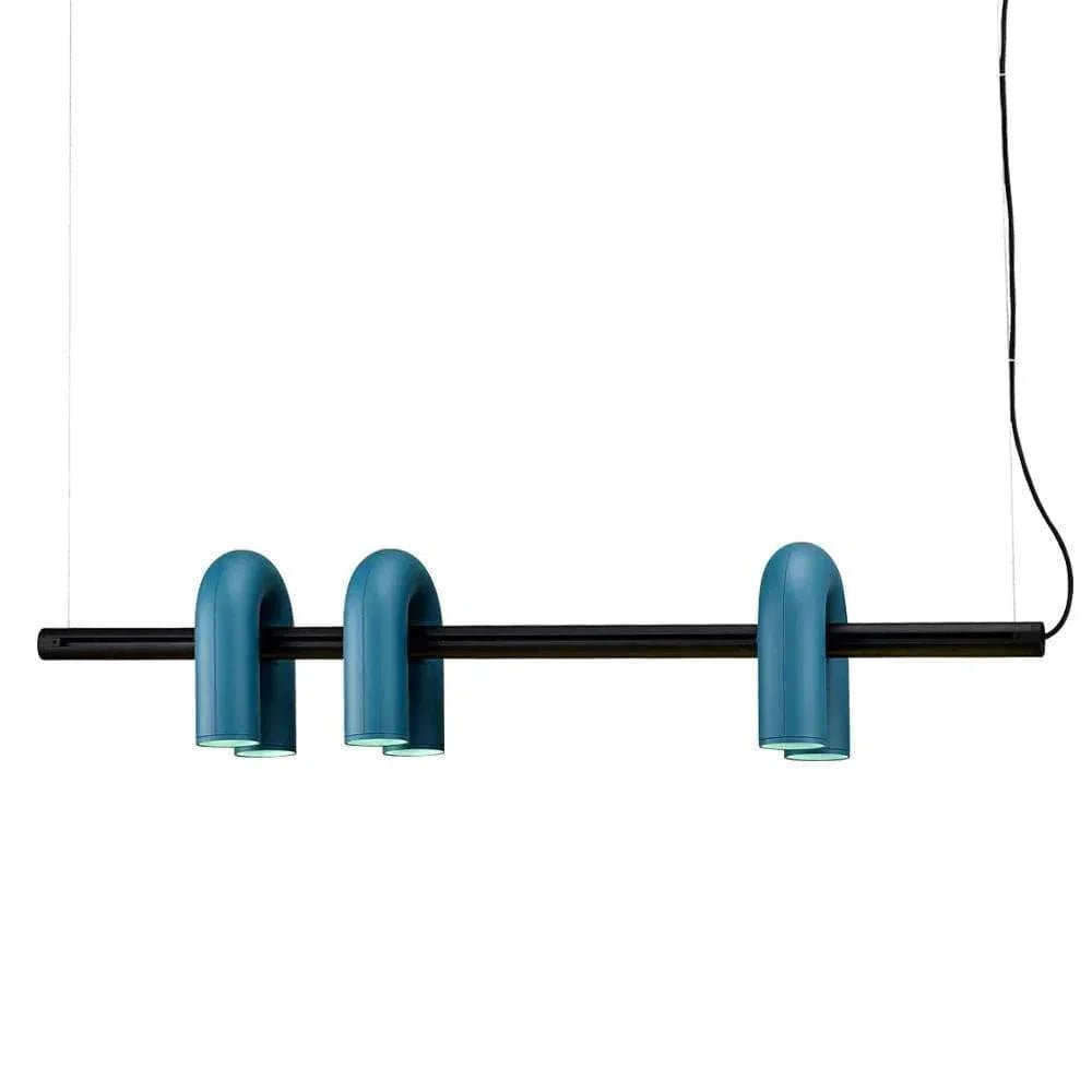 Matte Black Iron Chandelier — Sculptural Statement - LumoTrot