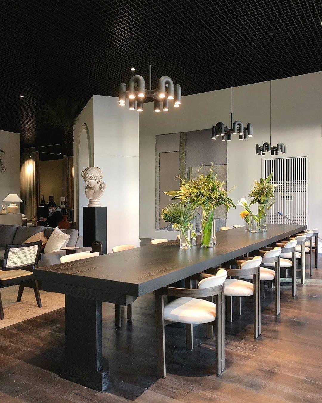 Matte Black Iron Chandelier — Sculptural Statement - LumoTrot