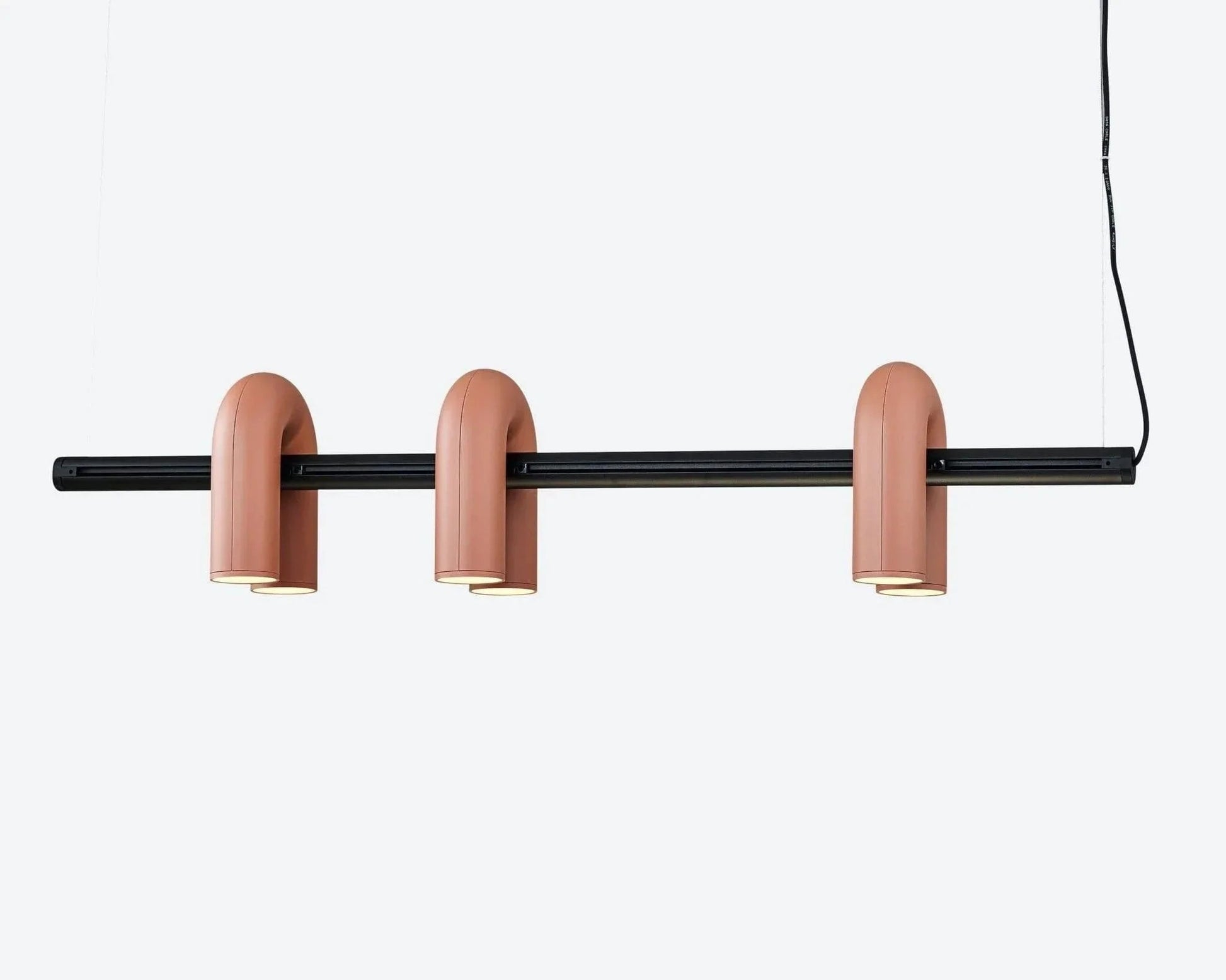 Matte Black Iron Chandelier — Sculptural Statement - LumoTrot