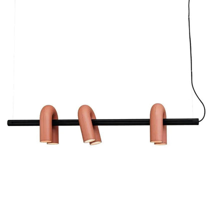 Matte Black Iron Chandelier — Sculptural Statement - LumoTrot