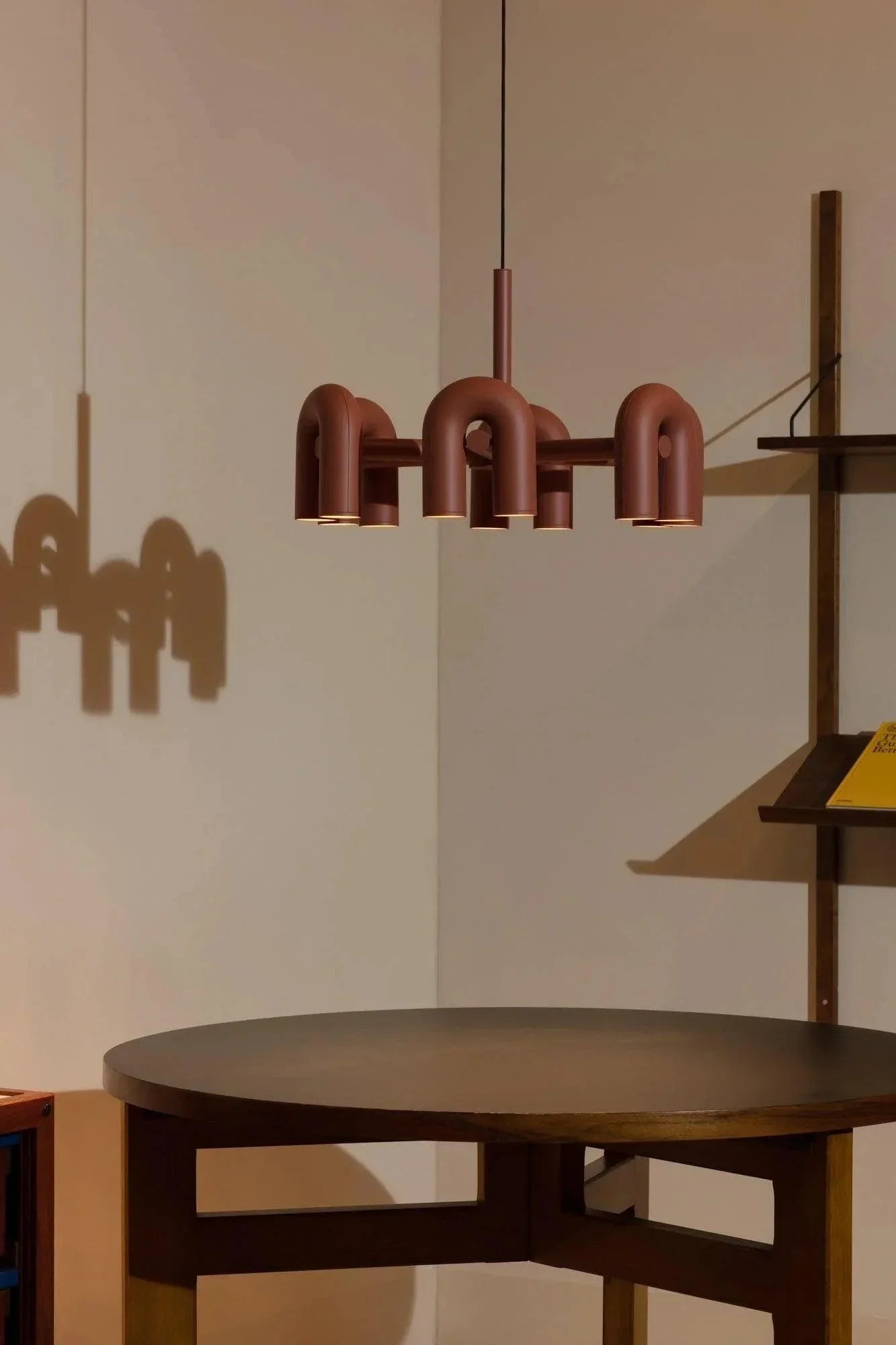 Matte Black Iron Chandelier — Sculptural Statement - LumoTrot