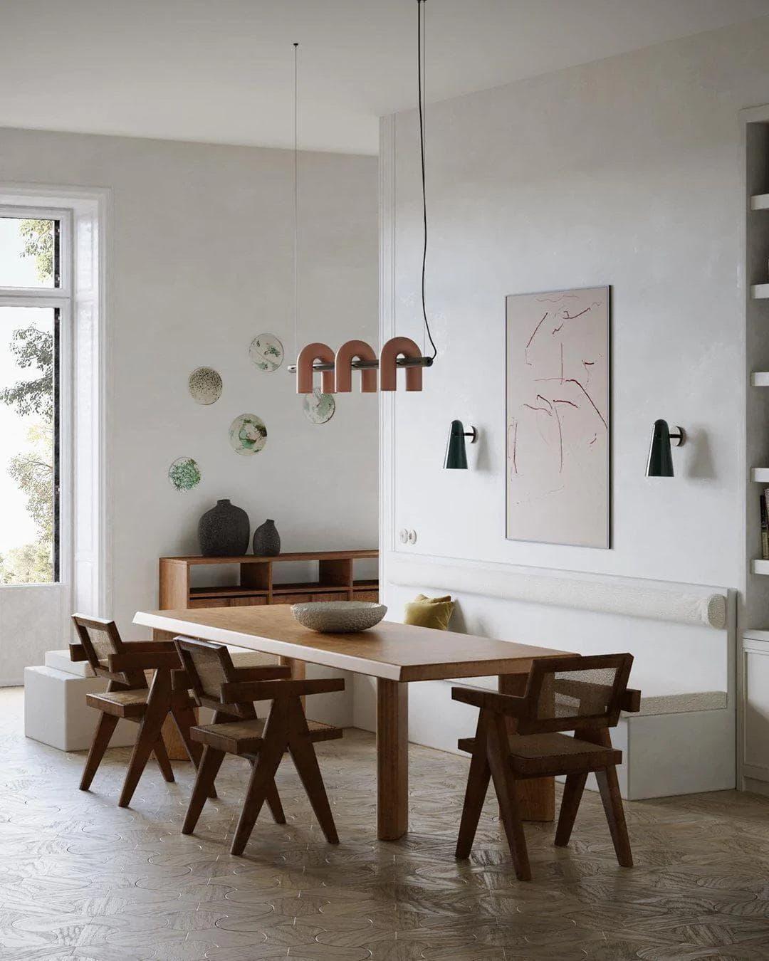 Matte Black Iron Chandelier — Sculptural Statement - LumoTrot