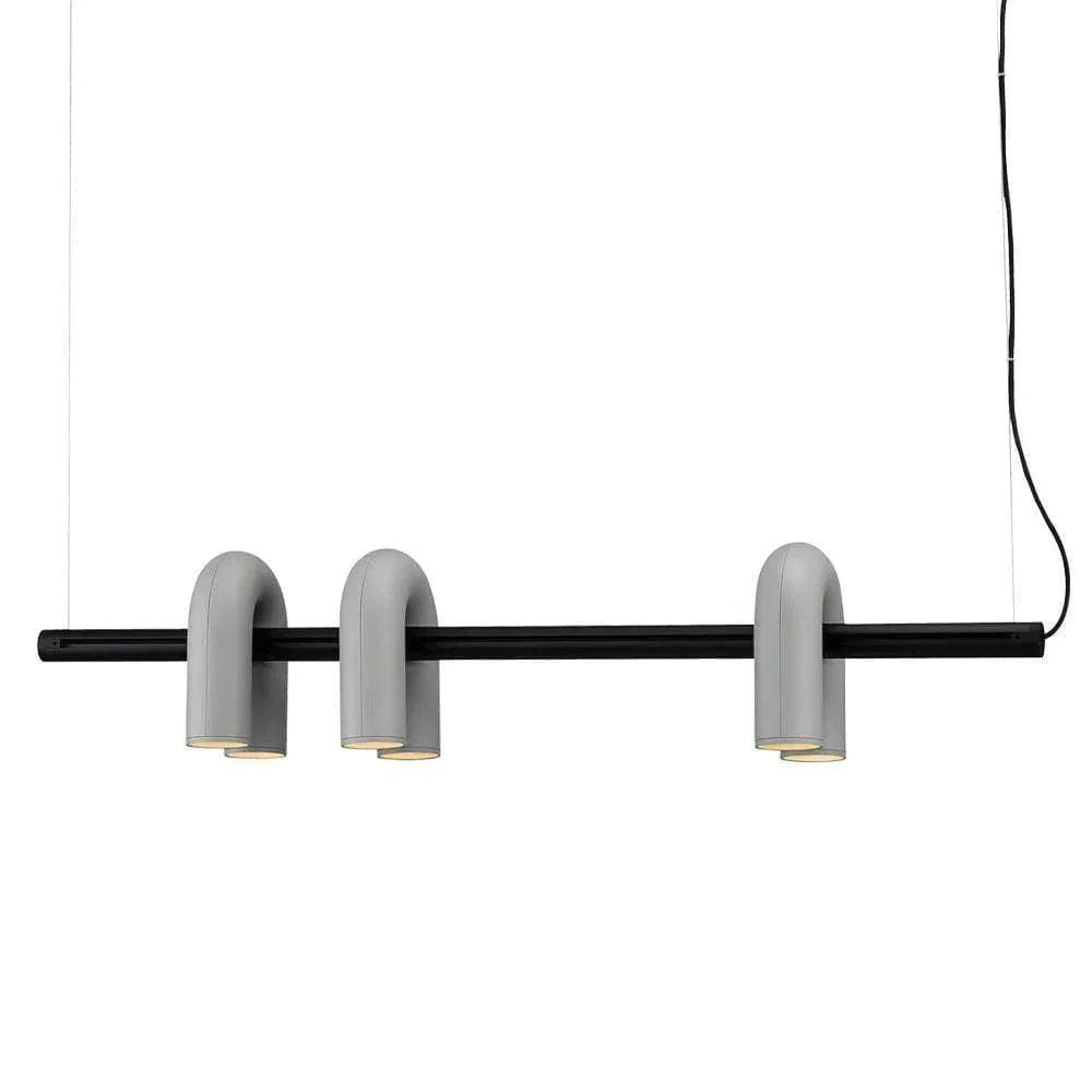 Matte Black Iron Chandelier — Sculptural Statement - LumoTrot
