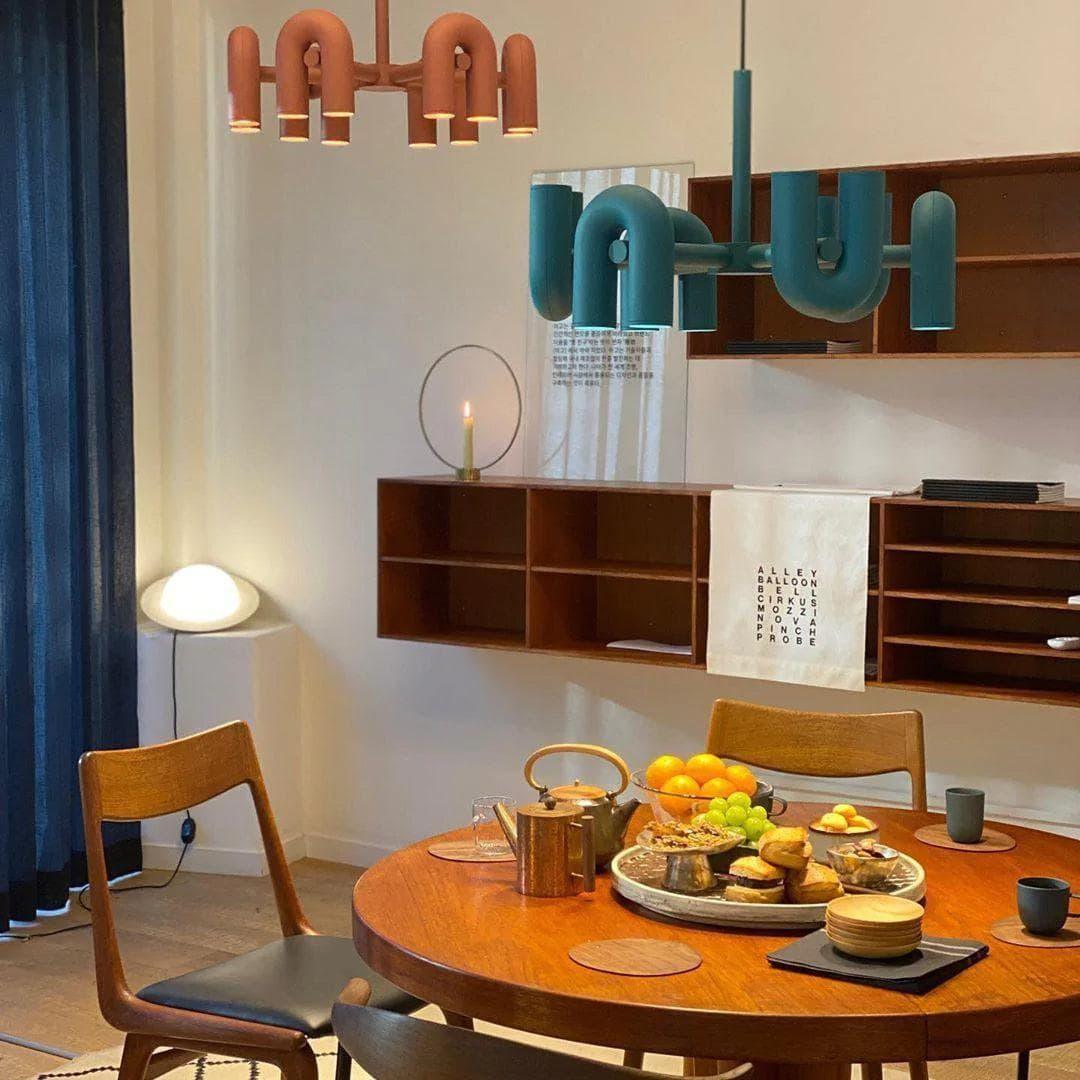 Matte Black Iron Chandelier — Sculptural Statement - LumoTrot