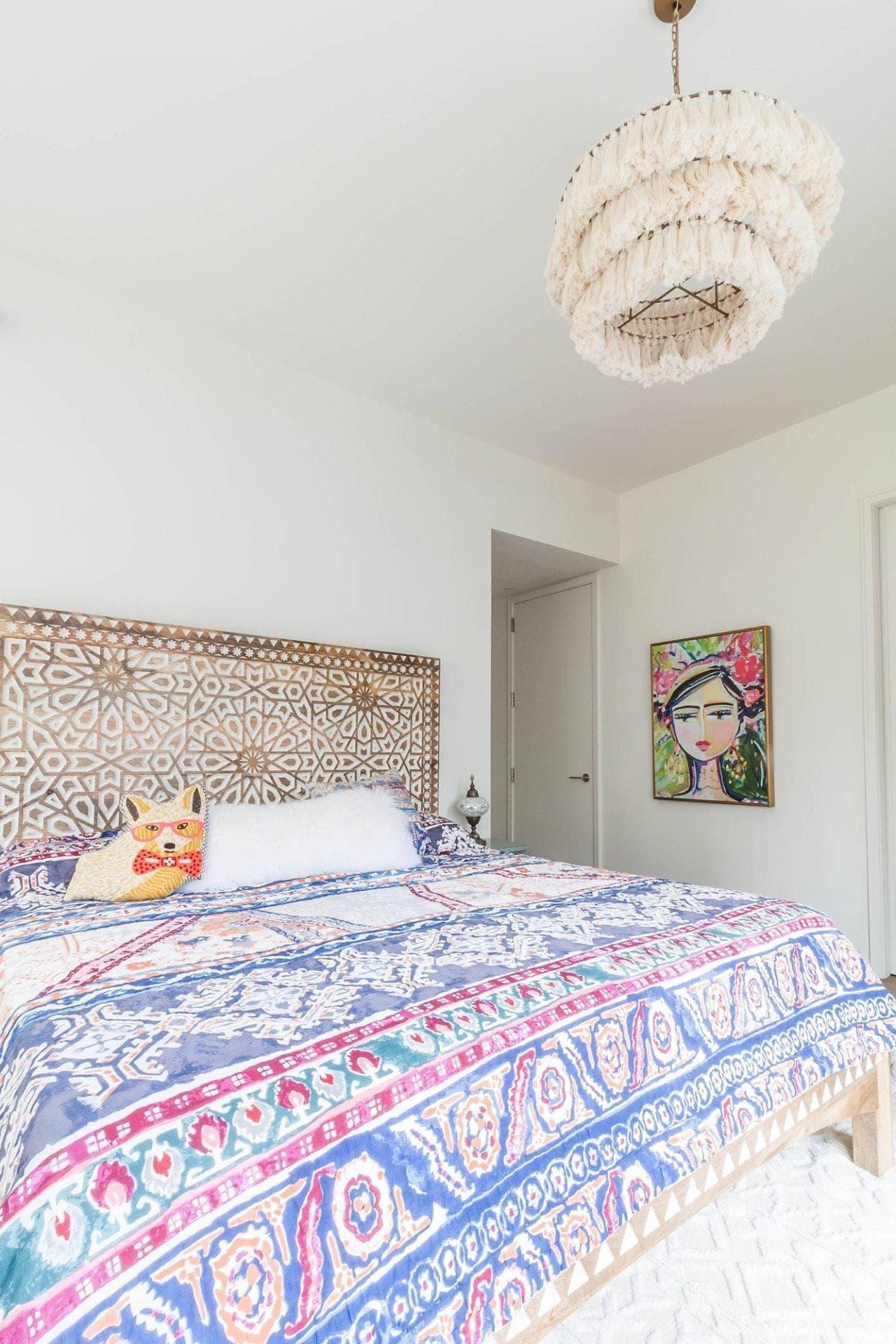 Fabric Tassel Chandelier — Boho Luxe Ambiance
