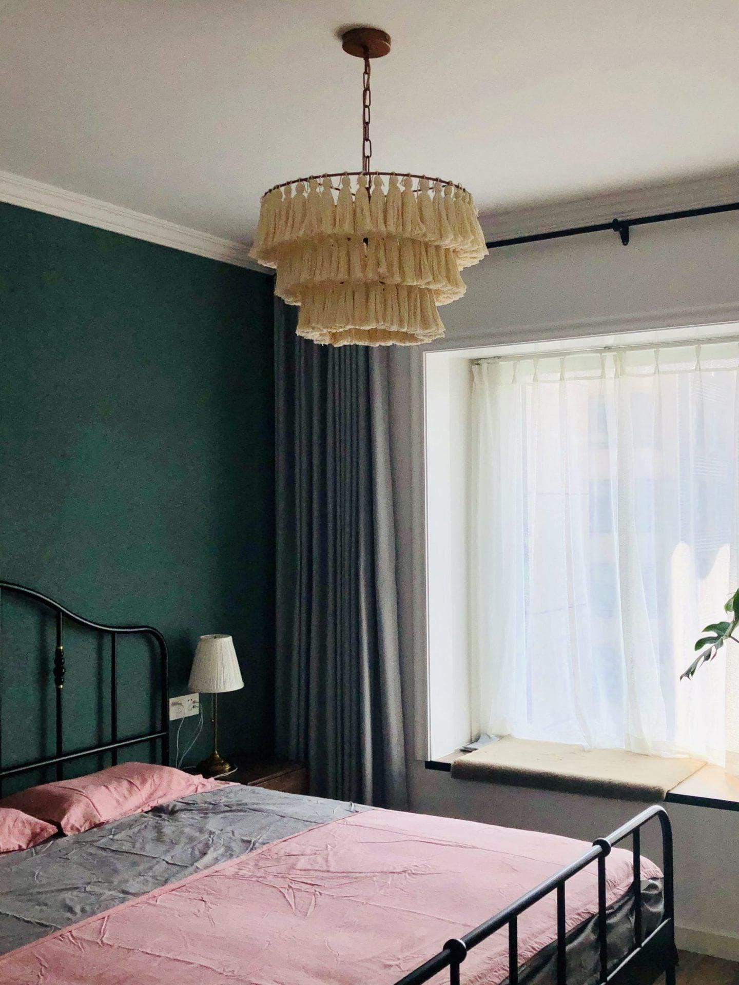 Fabric Tassel Chandelier — Boho Luxe Ambiance - LumoTrot