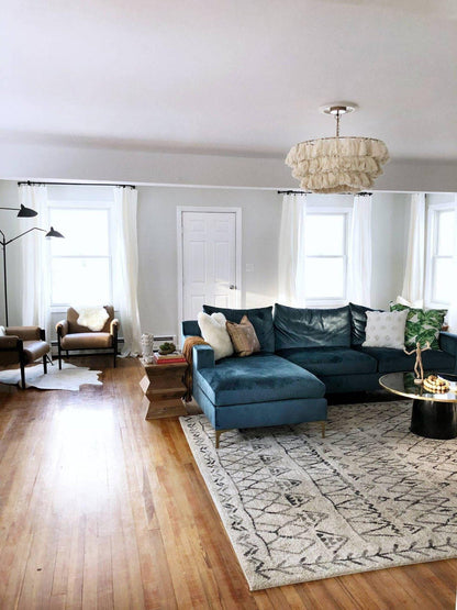 Fabric Tassel Chandelier — Boho Luxe Ambiance