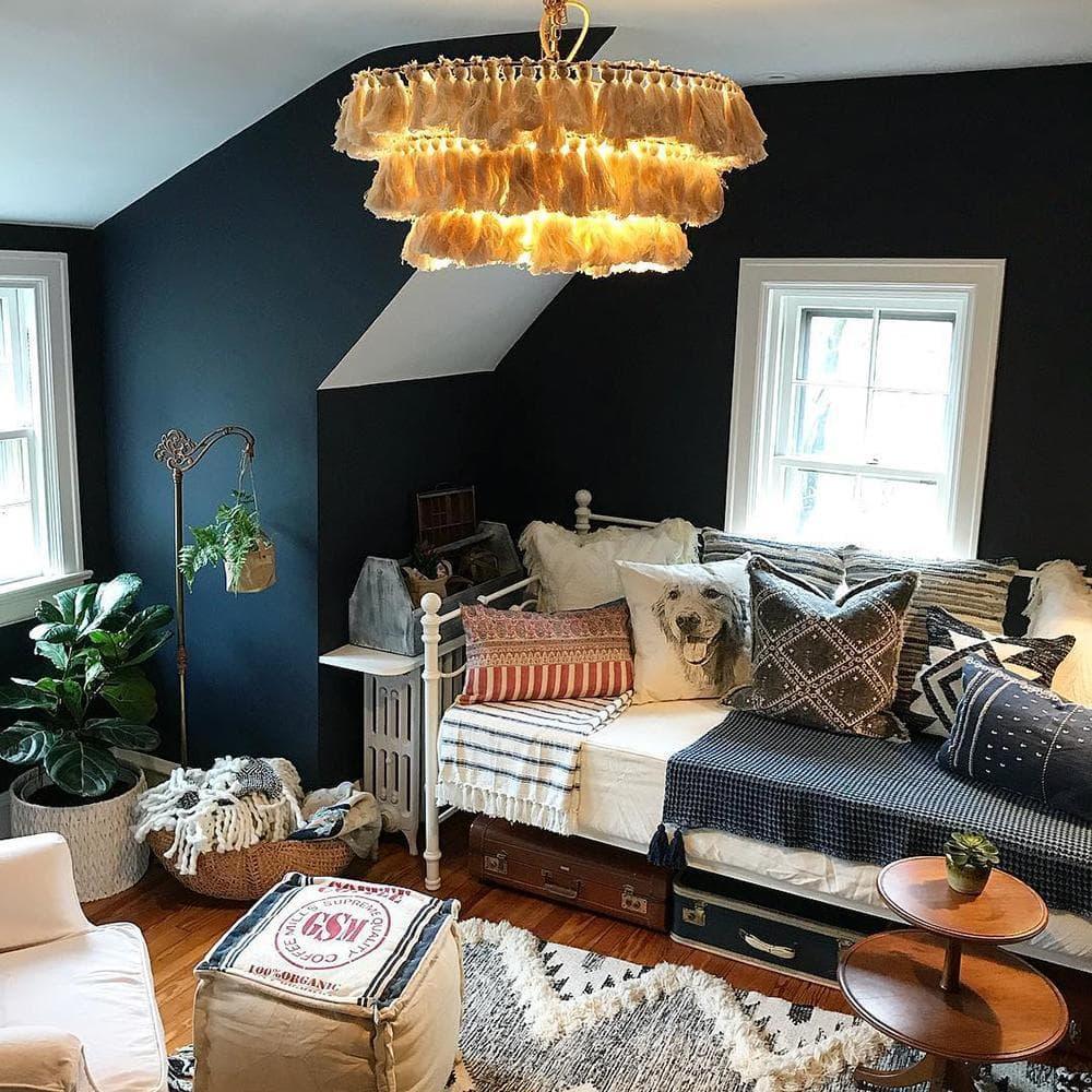 Fabric Tassel Chandelier — Boho Luxe Ambiance - LumoTrot