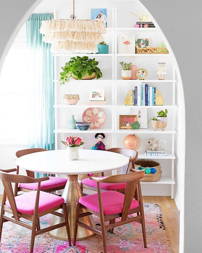 Fabric Tassel Chandelier — Boho Luxe Ambiance