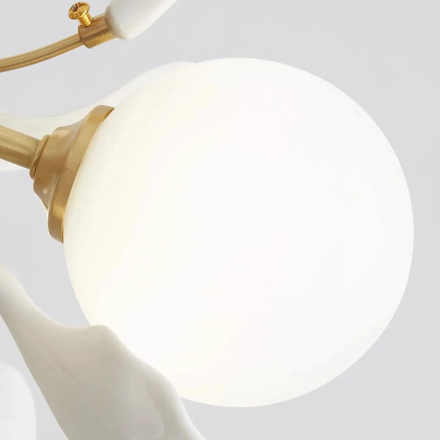 Ceramic Ginkgo Leaf Chandelier — Nature-Inspired Ambiance - LumoTrot