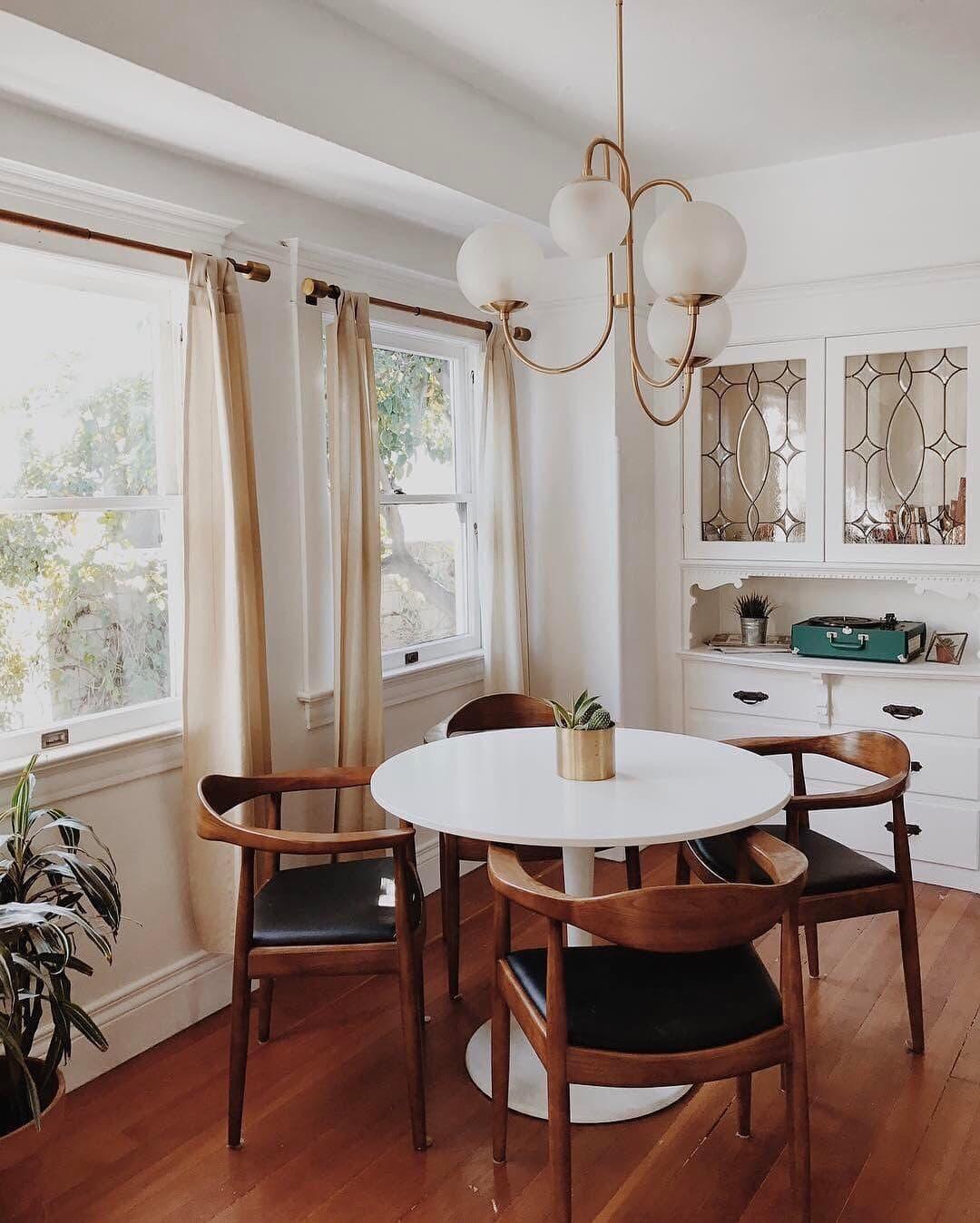Brass Glass Chandelier — Mid - Century Radiance - LumoTrot