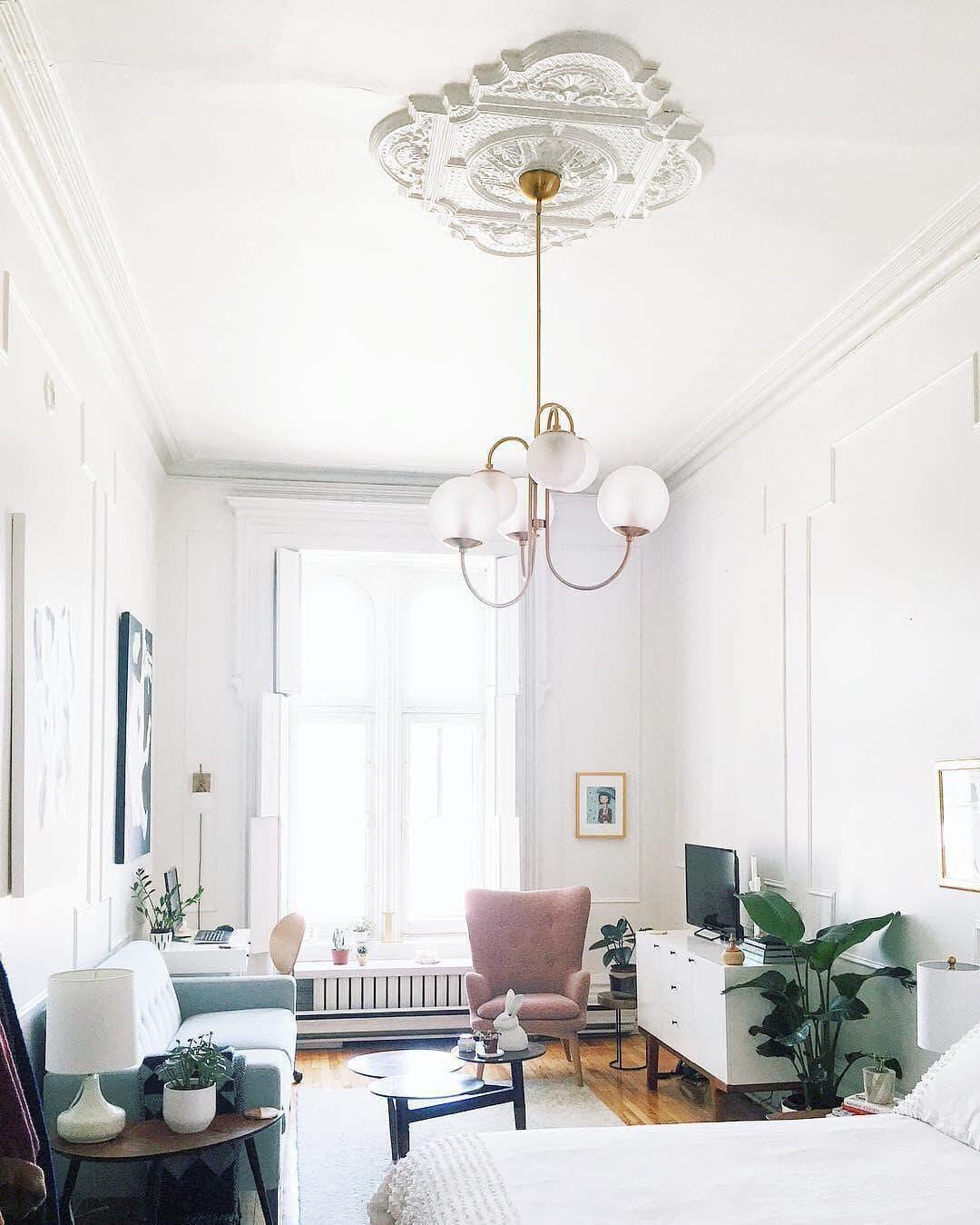 Brass Glass Chandelier — Mid - Century Radiance - LumoTrot