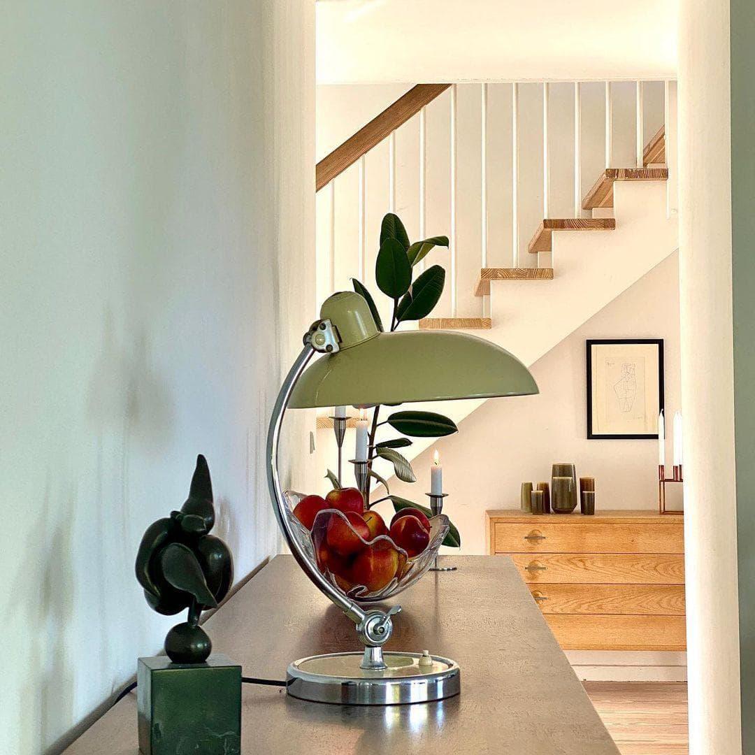 Metal Dome Table Lamp — Mid-Century Modern Accent