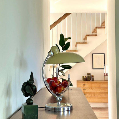 Metal Dome Table Lamp — Mid-Century Modern Accent