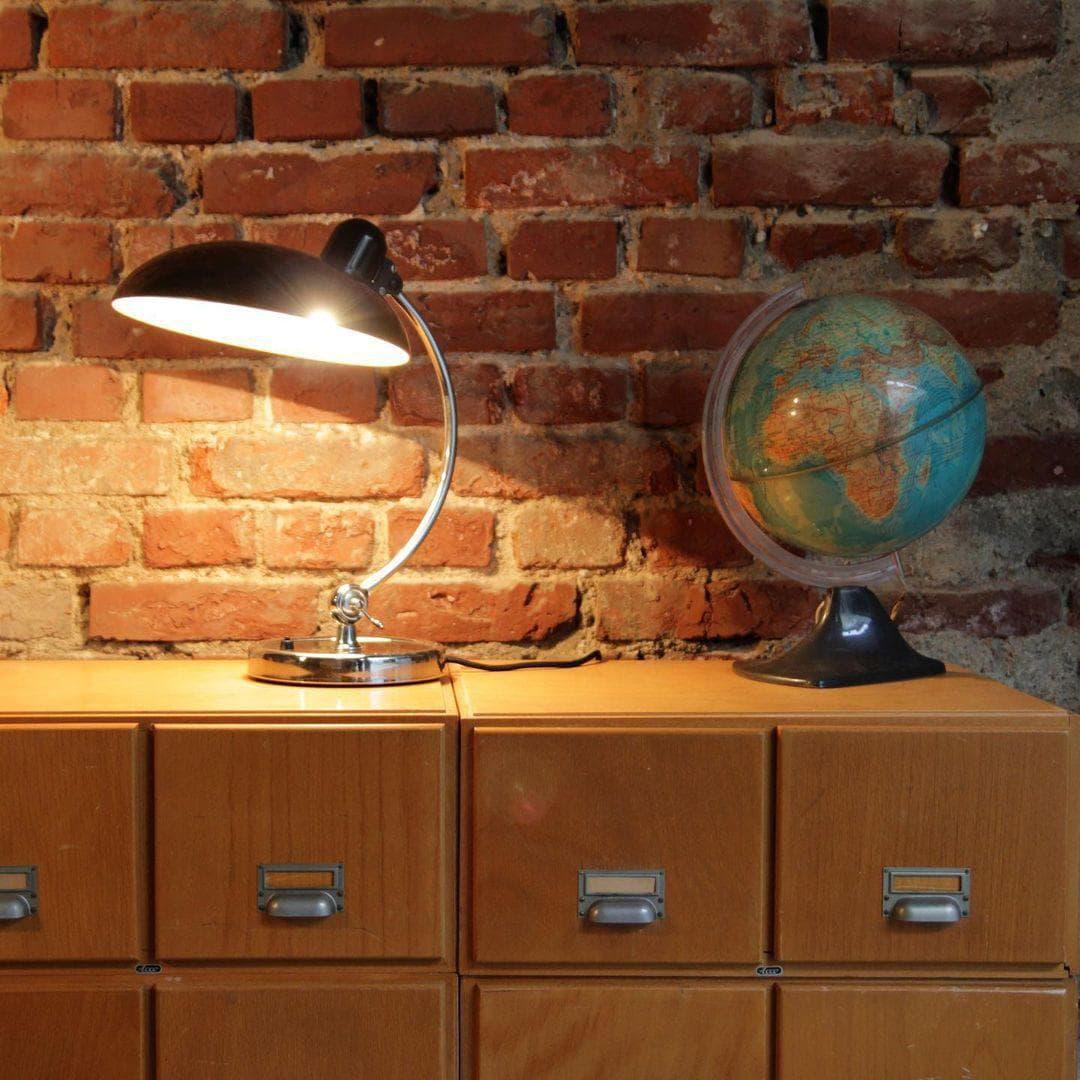 Metal Dome Table Lamp — Mid-Century Modern Accent