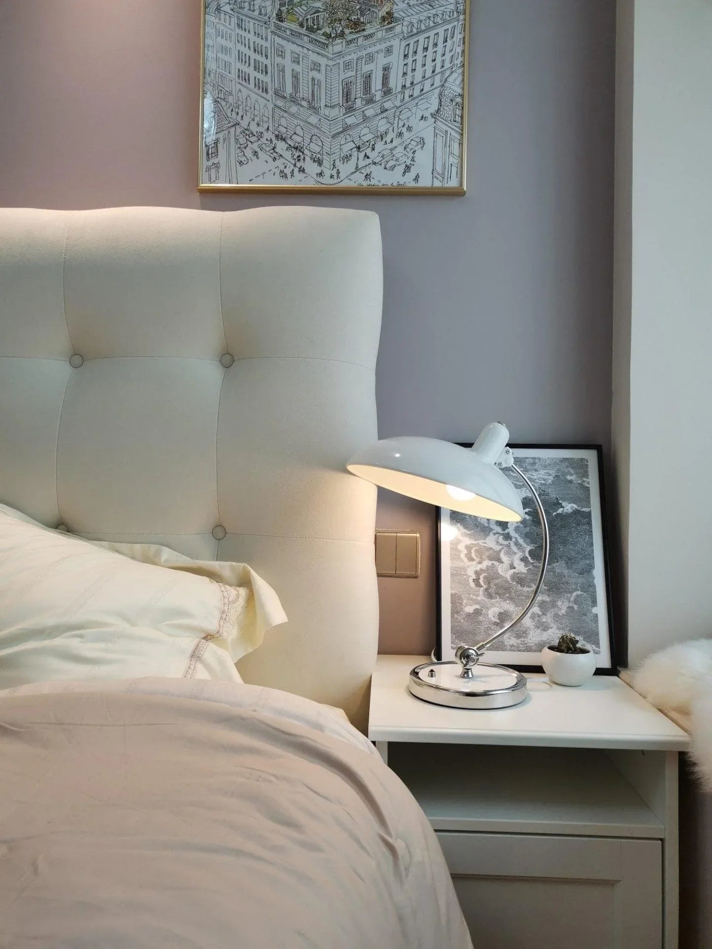 Metal Dome Table Lamp — Mid-Century Modern Accent