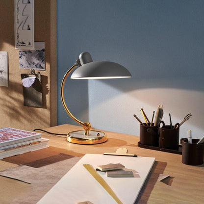 Metal Dome Table Lamp — Mid-Century Modern Accent