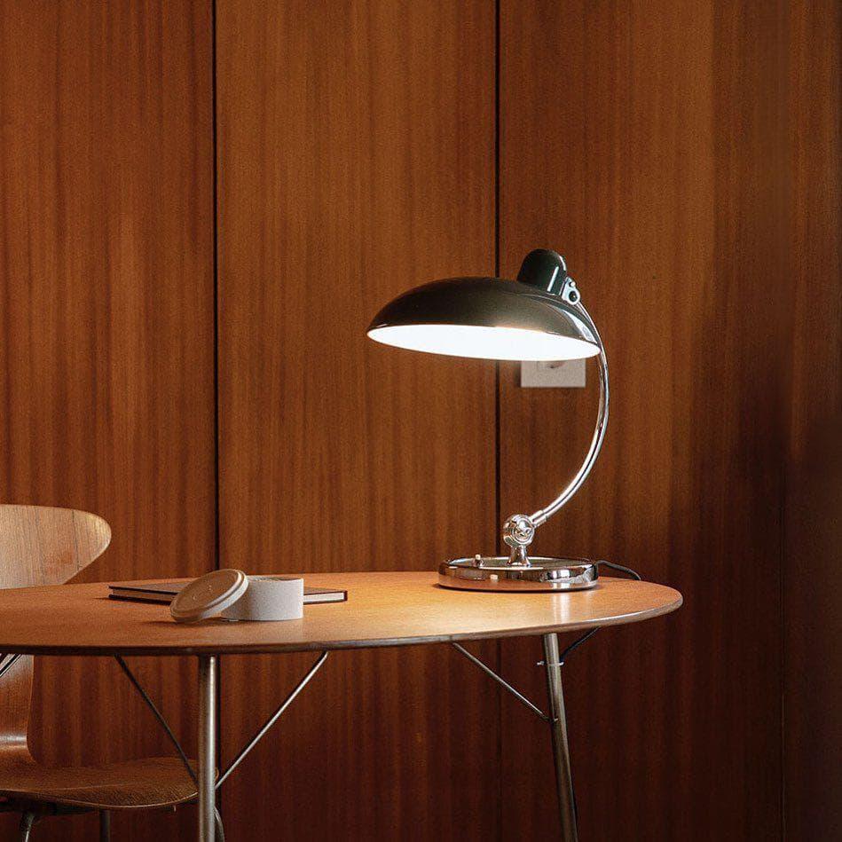 Metal Dome Table Lamp — Mid-Century Modern Accent