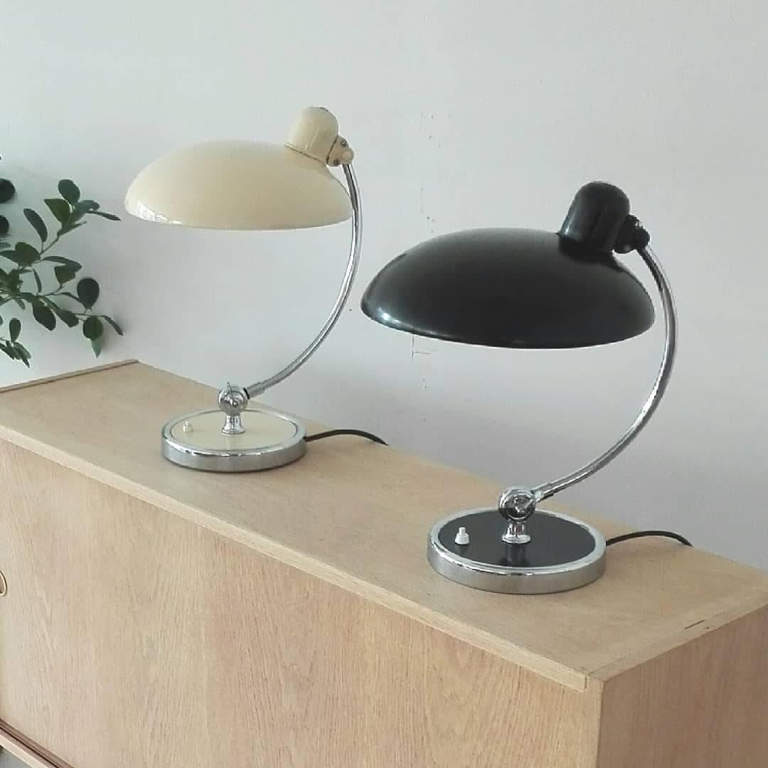 Metal Dome Table Lamp — Mid-Century Modern Accent