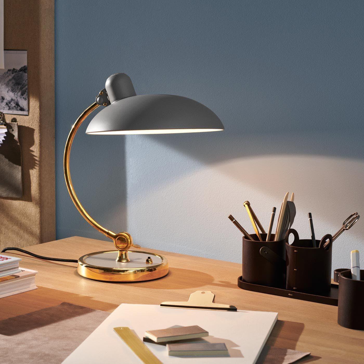 Metal Dome Table Lamp — Mid-Century Modern Desk Light - LumoTrot
