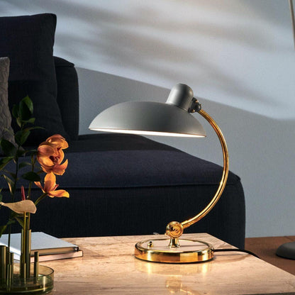 Metal Dome Table Lamp — Mid-Century Modern Accent