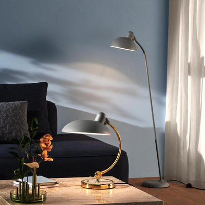 Metal Dome Table Lamp — Mid-Century Modern Desk Light - LumoTrot