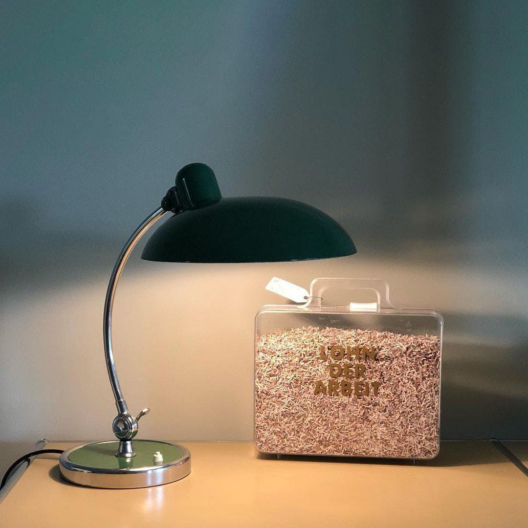 Metal Dome Table Lamp — Mid-Century Modern Accent