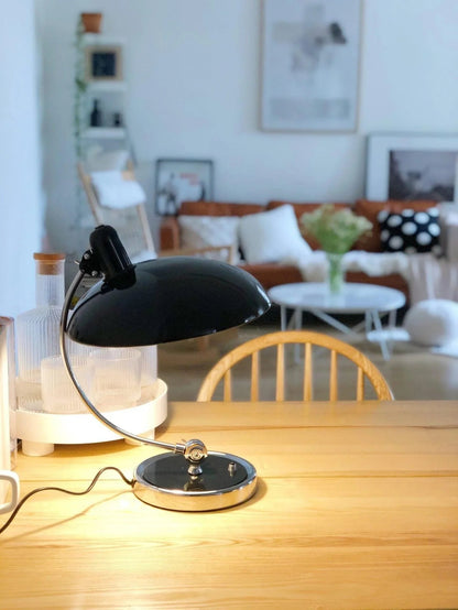 Metal Dome Table Lamp — Mid-Century Modern Accent