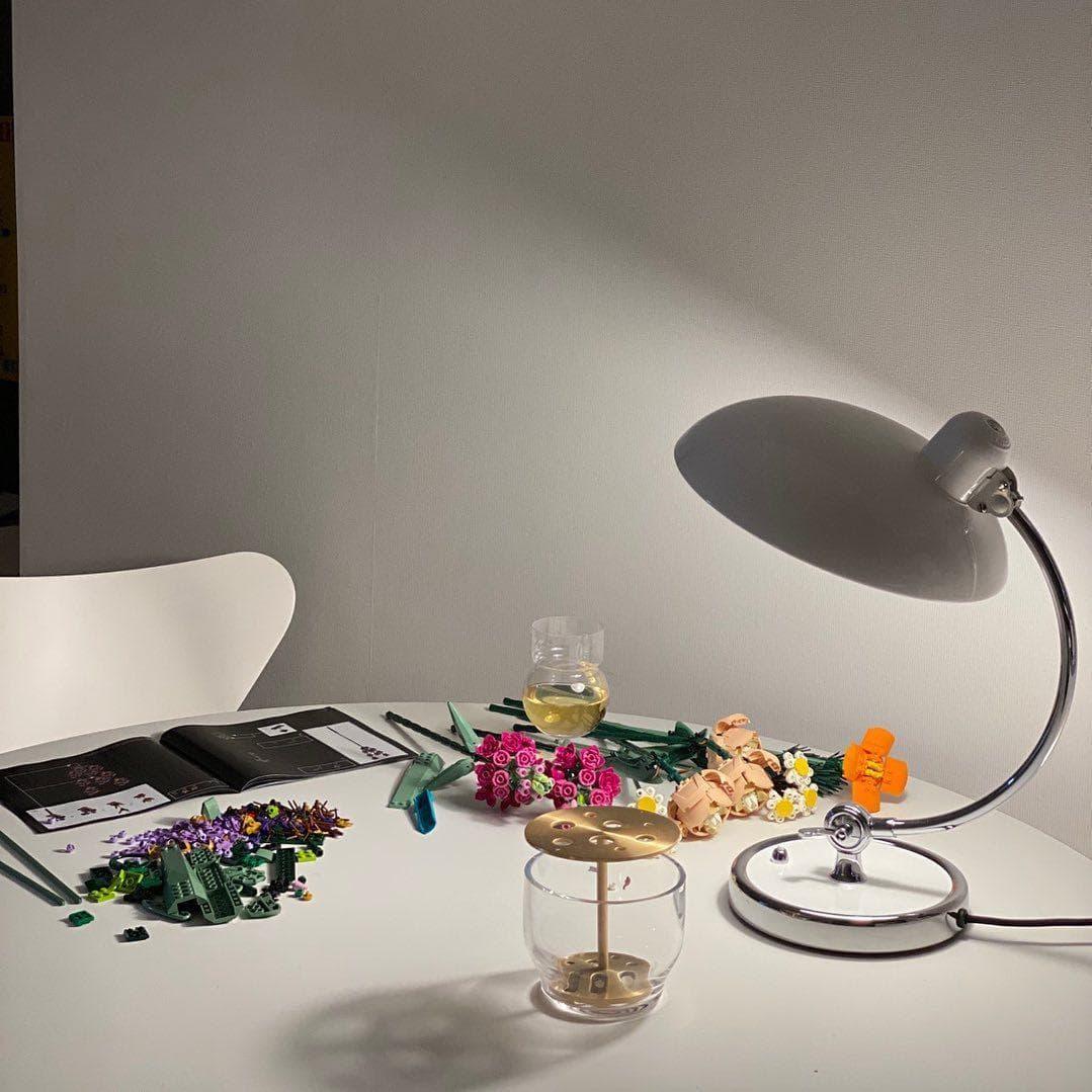 Metal Dome Table Lamp — Mid-Century Modern Accent