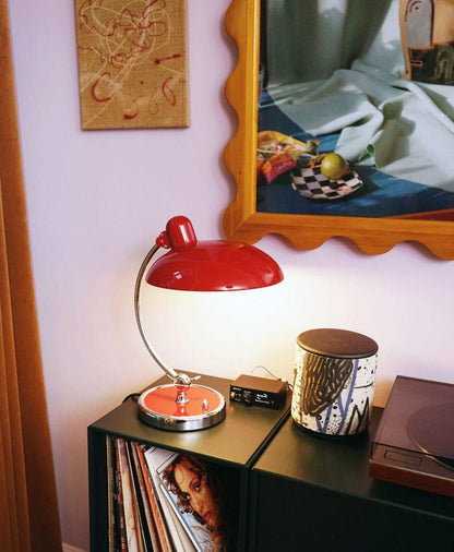 Metal Dome Table Lamp — Mid-Century Modern Desk Light - LumoTrot