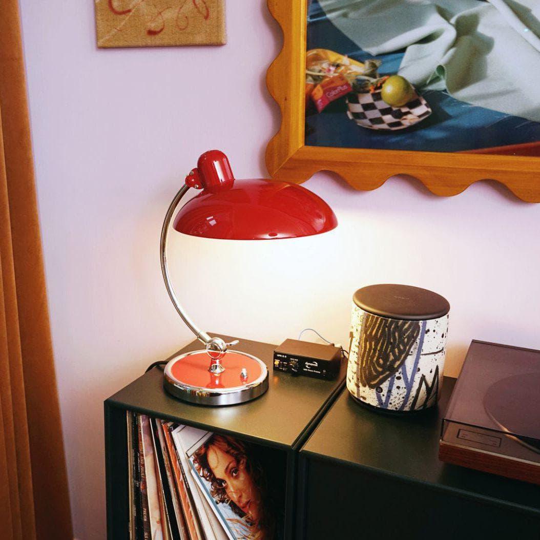 Metal Dome Table Lamp — Mid-Century Modern Accent