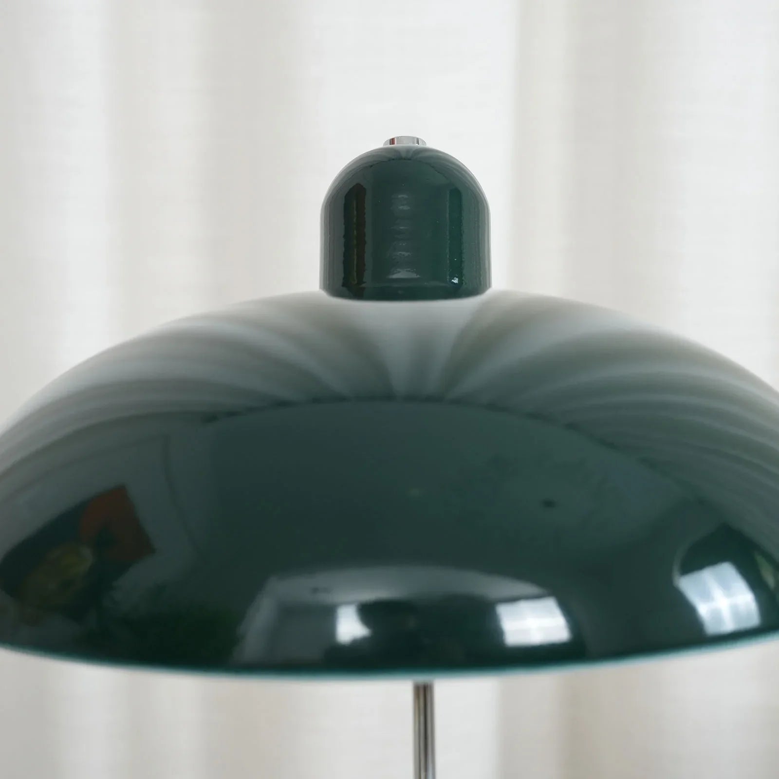 Metal Dome Table Lamp — Mid-Century Modern Accent