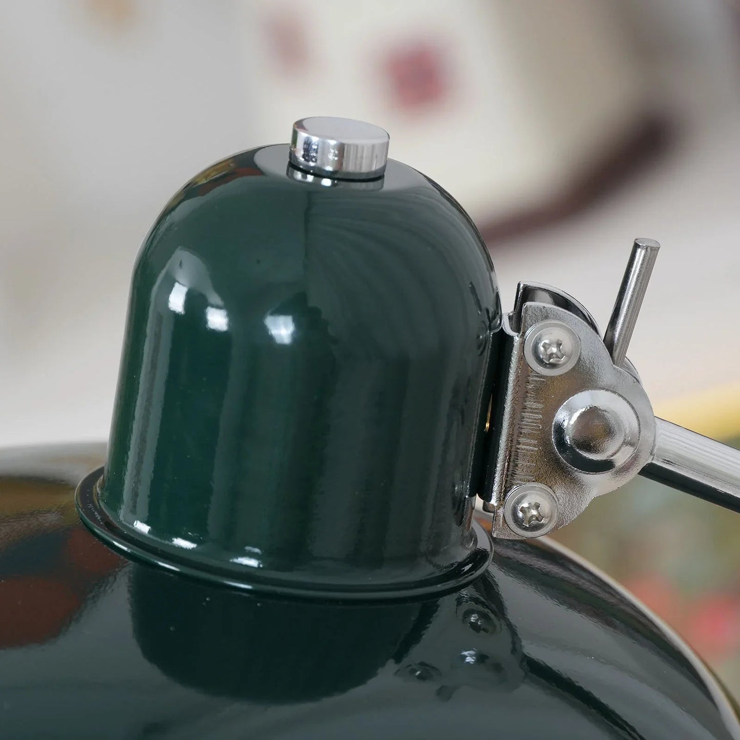 Metal Dome Table Lamp — Mid-Century Modern Accent
