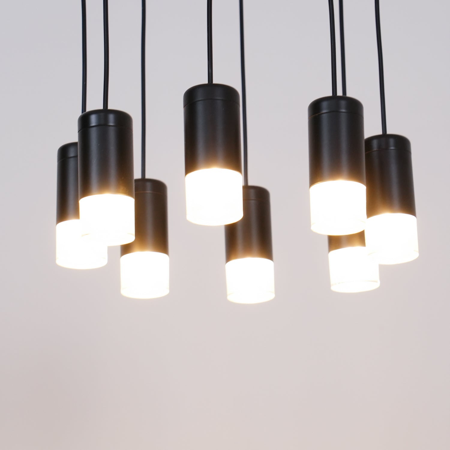 Geometric Wire Frame Chandelier — Modern Statement