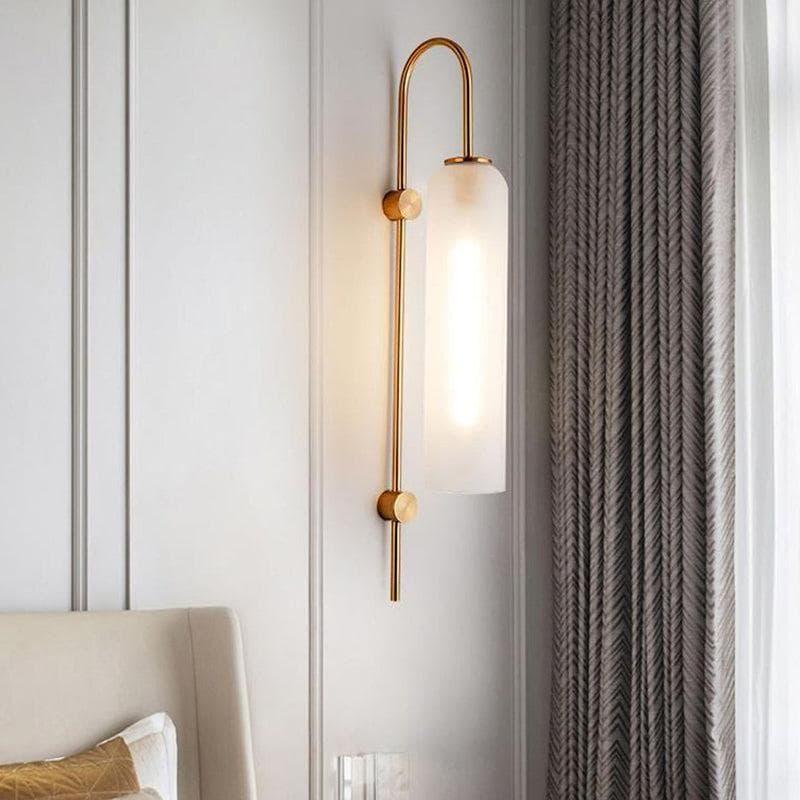 Blown Glass Tube Wall Sconce — Jewel-Toned Modern Glow - LumoTrot