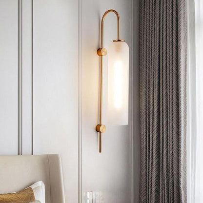 Blown Glass Tube Wall Sconce — Jewel-Toned Modern Glow - LumoTrot